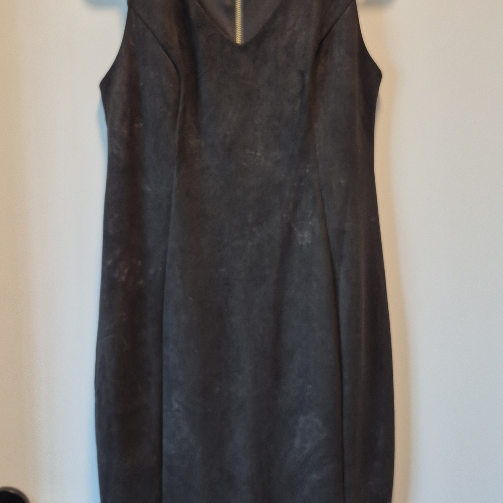 Thalia Sodi Black Sleeveless Midi Dress